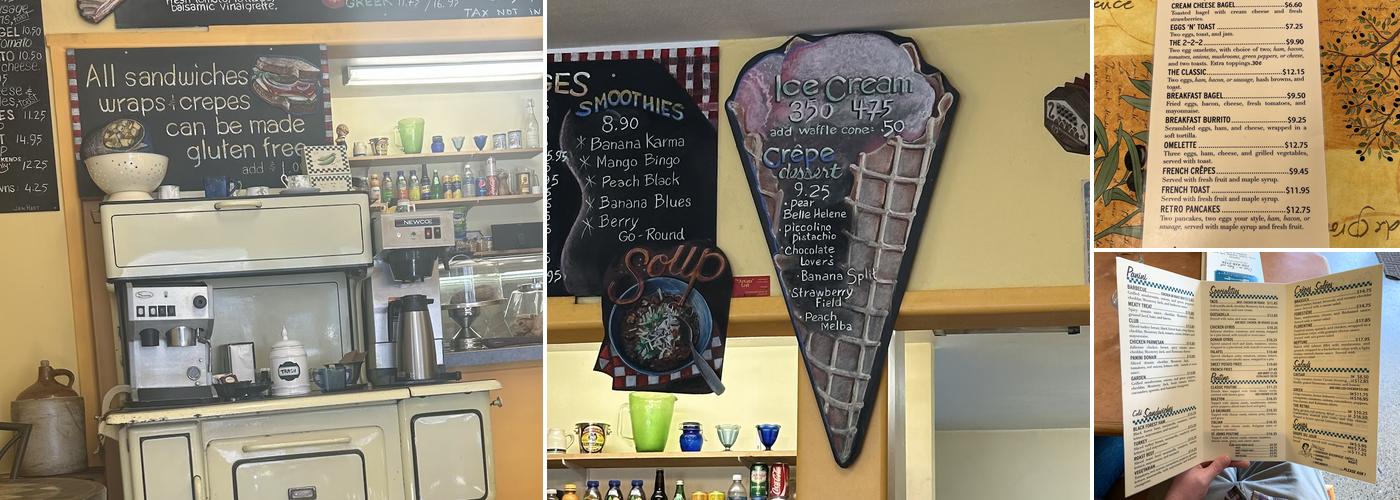 Retro Cafe Menu