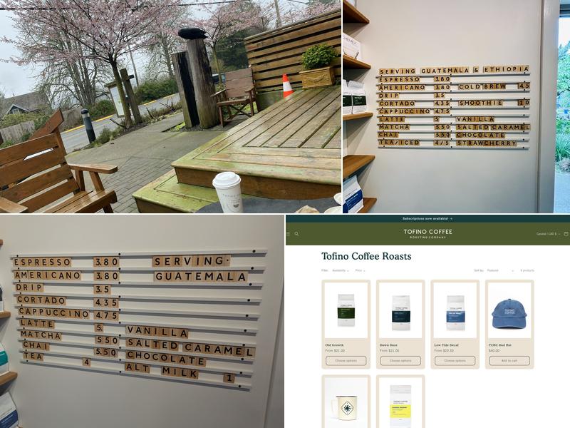 Tofino Coffee Roasting Company | Cafe Menu