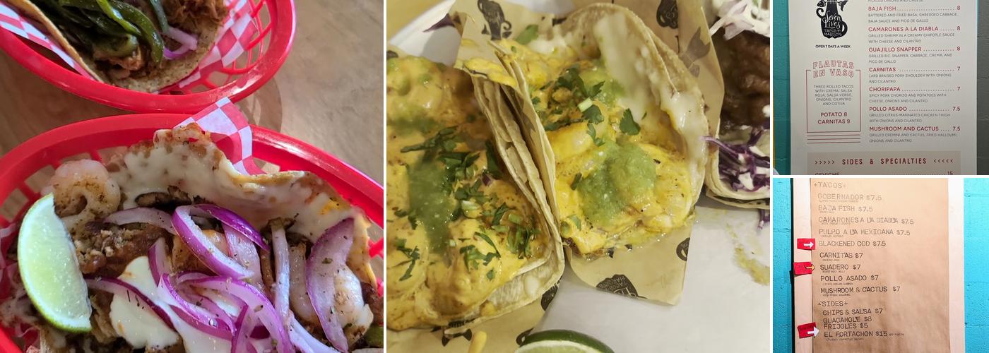 Seven Lives Tacos y Mariscos Menu