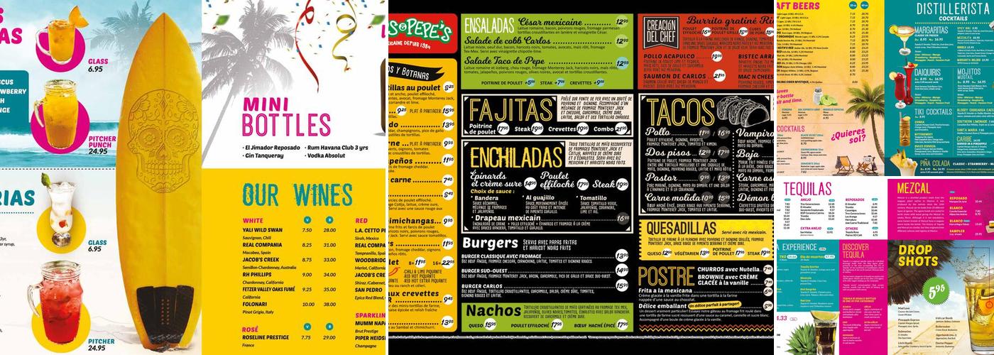 Carlos & Pepe's (Montreal) Menu