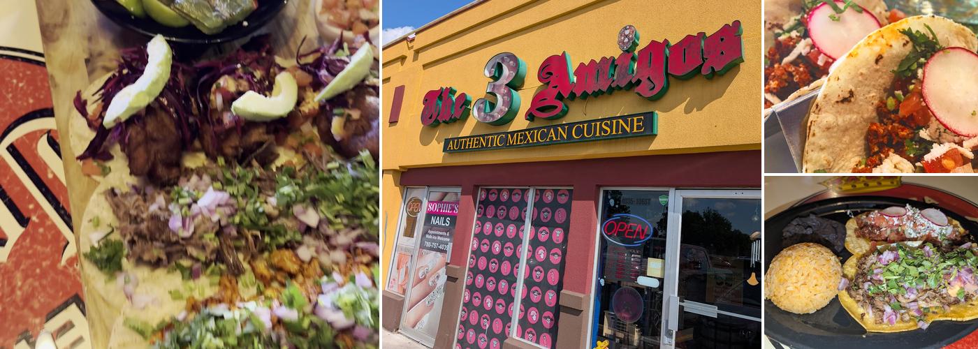 The Three Amigos Menu