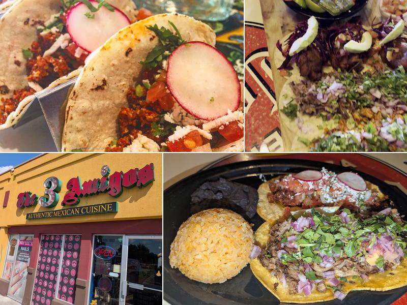 The Three Amigos Menu