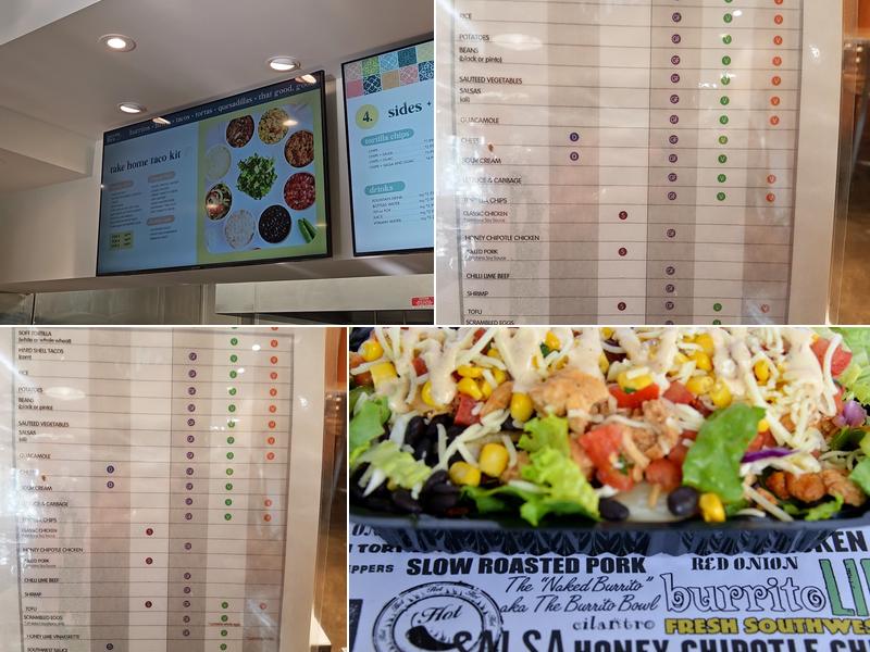 Burrito Libre Menu