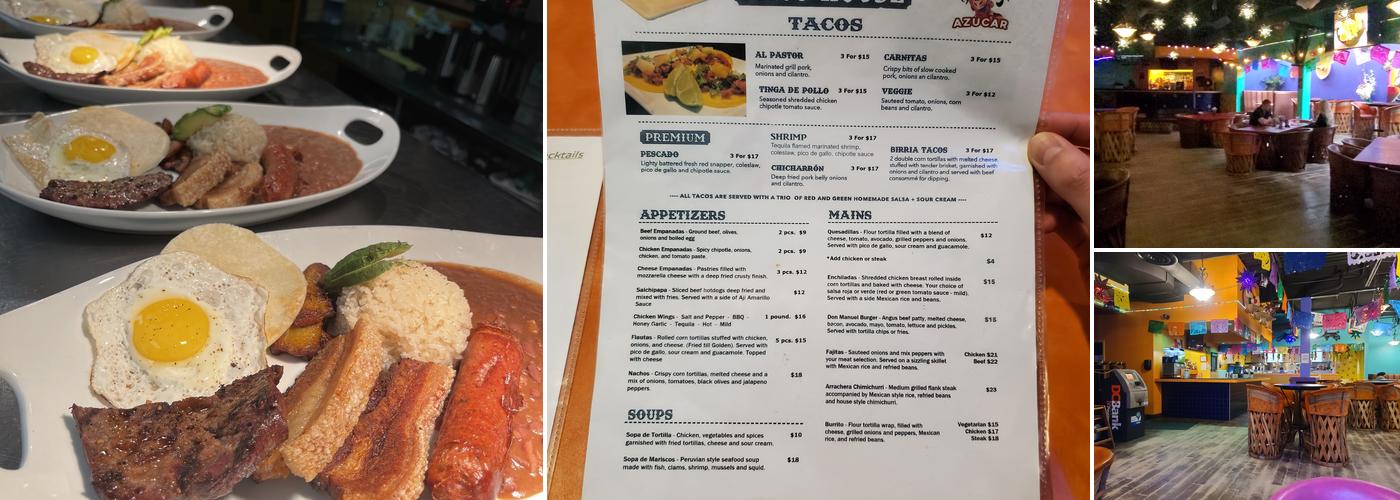 Azucar Taco House Menu