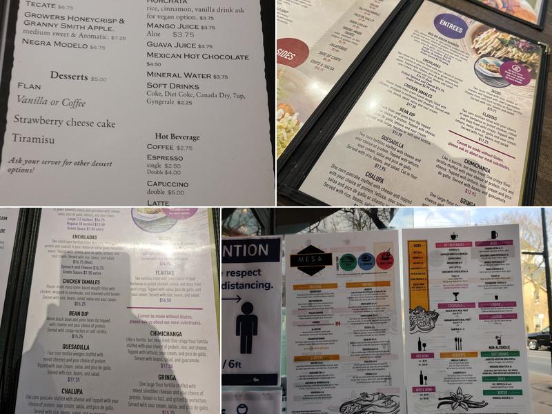 Mesa Menu