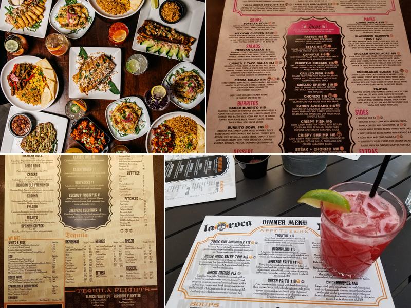 La Roca Menu