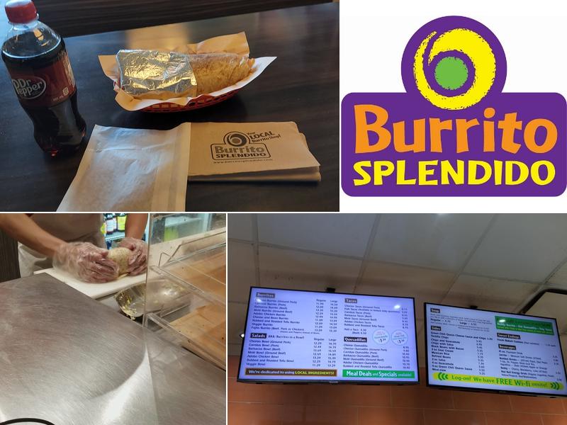 Burrito Splendido Menu
