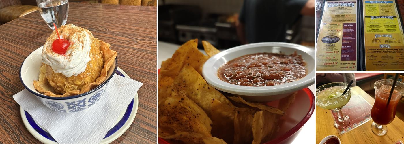 Under The Volcano Menu