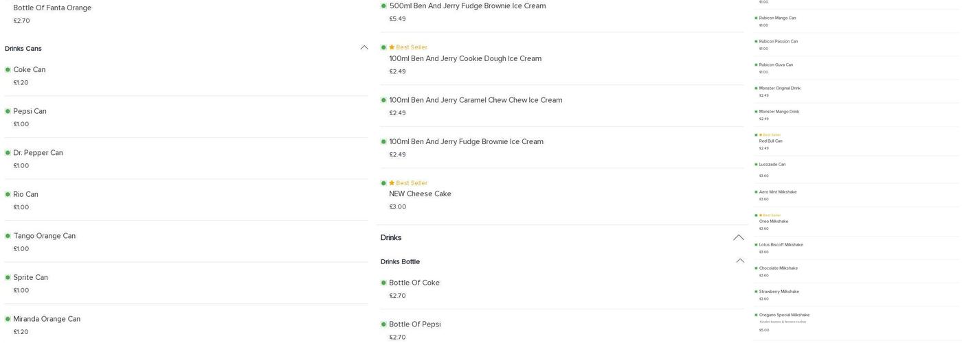 Oregano Pizza And Kebab Menu