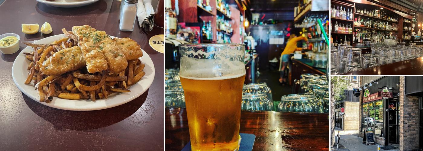 O'Shea's Irish Pub Menu