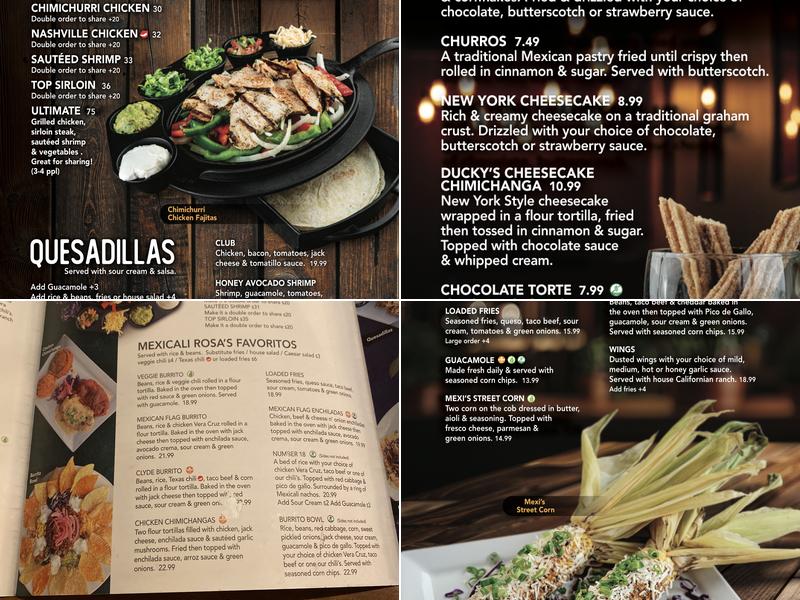 Mexi's Menu