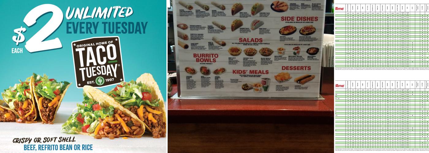 TacoTime Menu