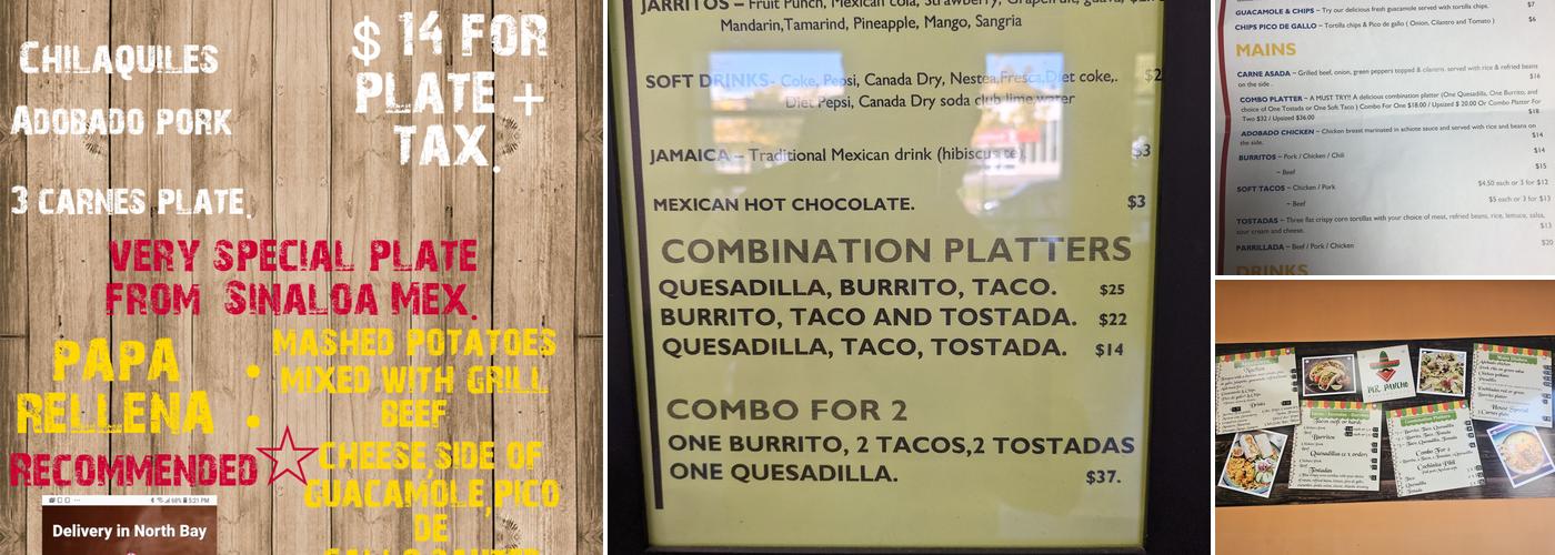 Mr. Pancho Menu
