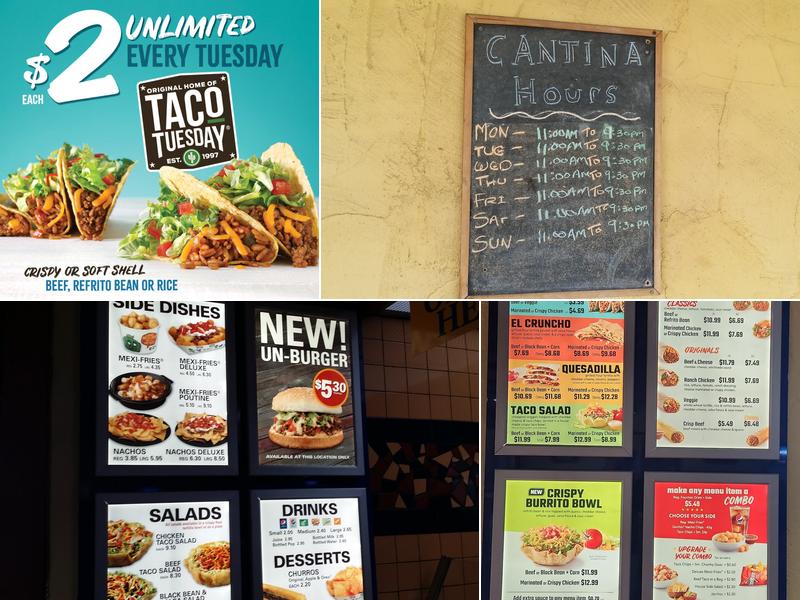 TacoTime Menu