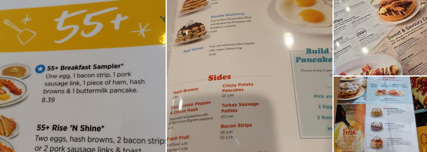 IHOP Menu