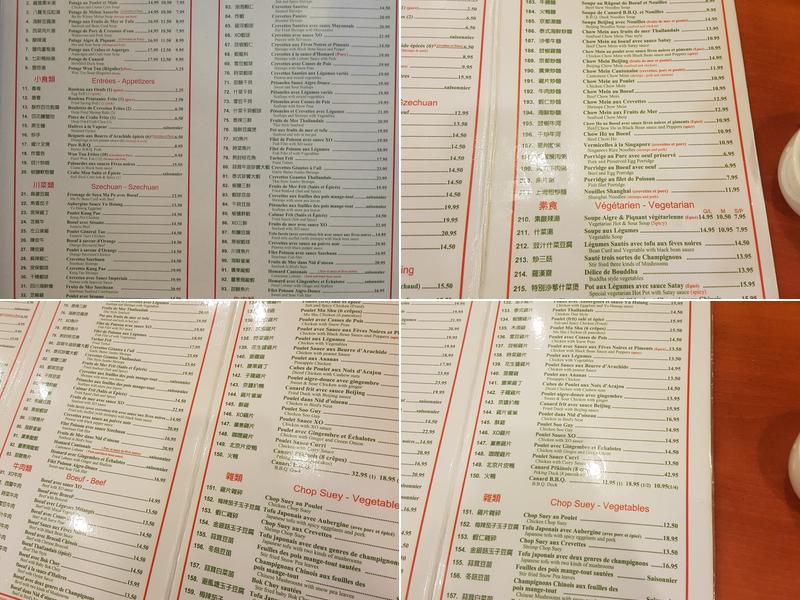 Beijing Restaurant Menu
