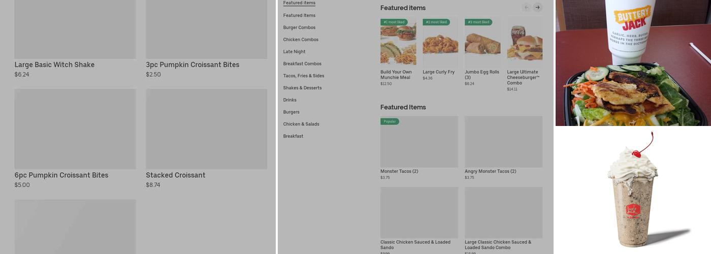 Jack in the Box Menu