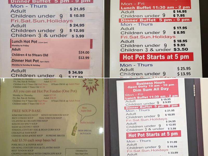Regency Palace Menu