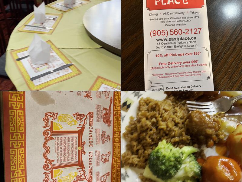 East Place Chinese Restaurant Menu