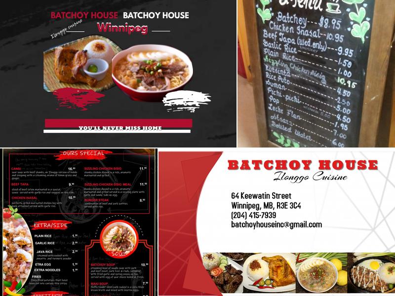 Batchoy House Menu