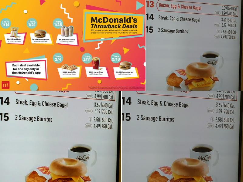 McDonald's Menu