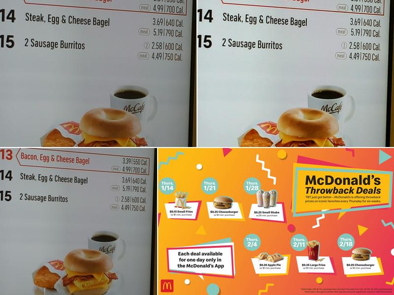 McDonald's Menu