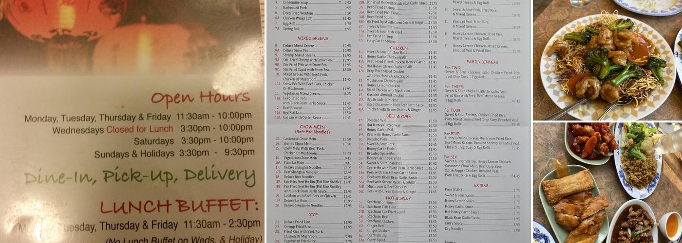 Singyun Restaurant Menu