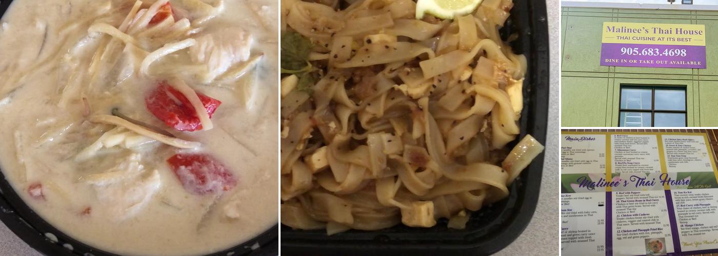 Malinee's Thai House Menu