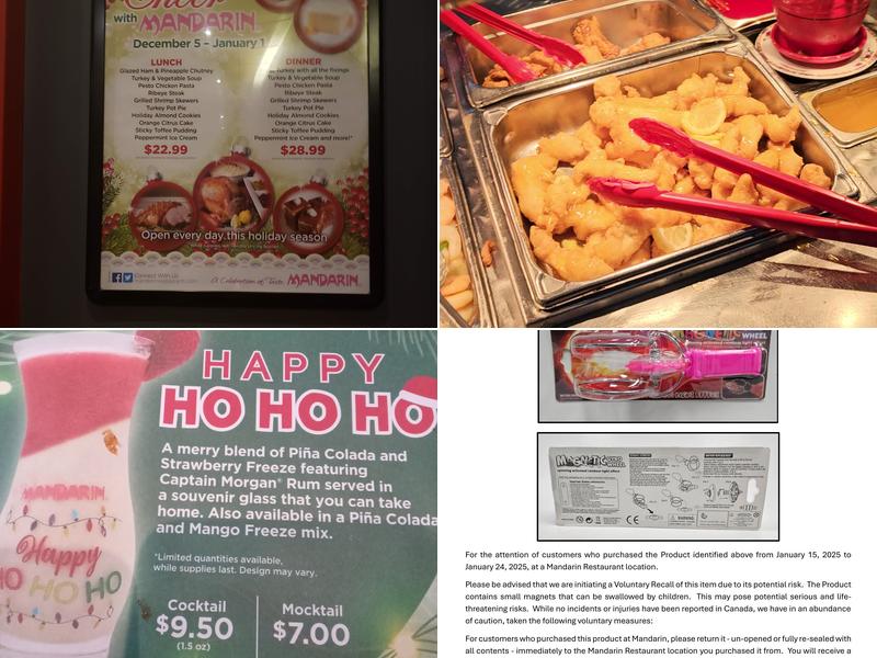 Mandarin Restaurant Menu