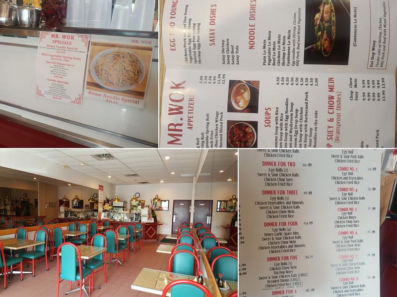 Mr. Wok Chinese Restaurant Menu