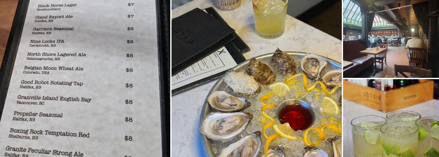 Lot Six Bar & Restaurant Menu