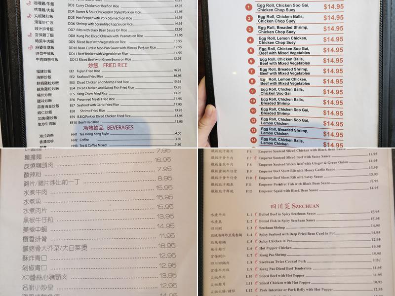 Ming Kitchen Menu