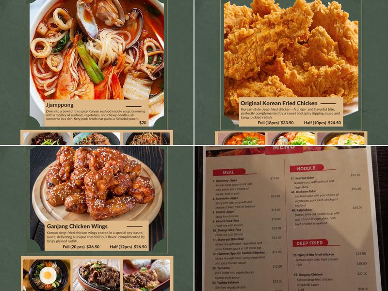 Diane's Kitchen Menu