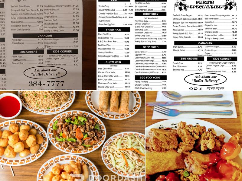 Peking Restaurant Menu