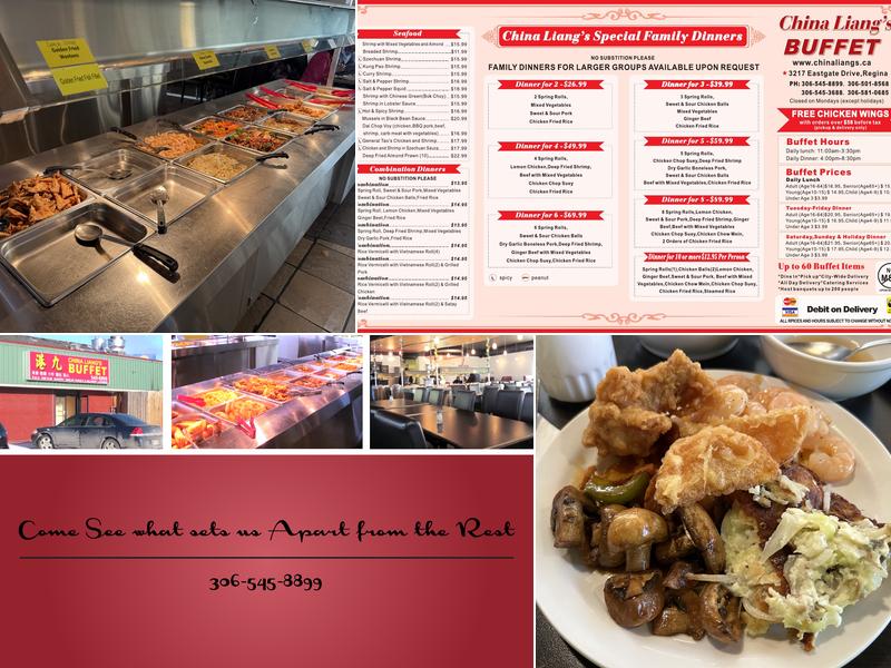 China Liang's Buffet Menu