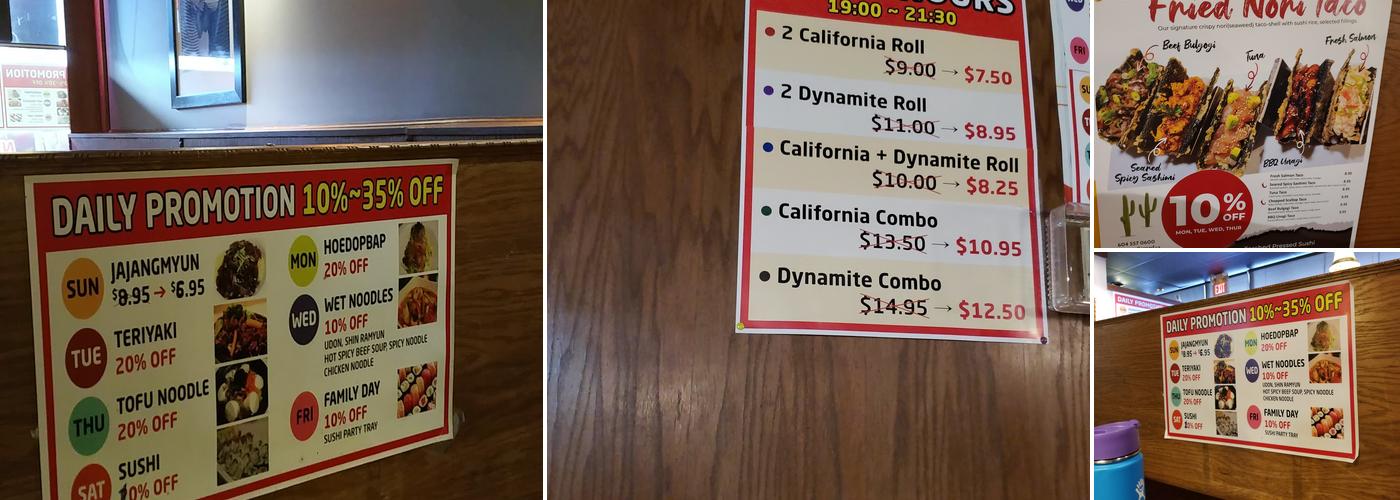 Noodle Road Menu