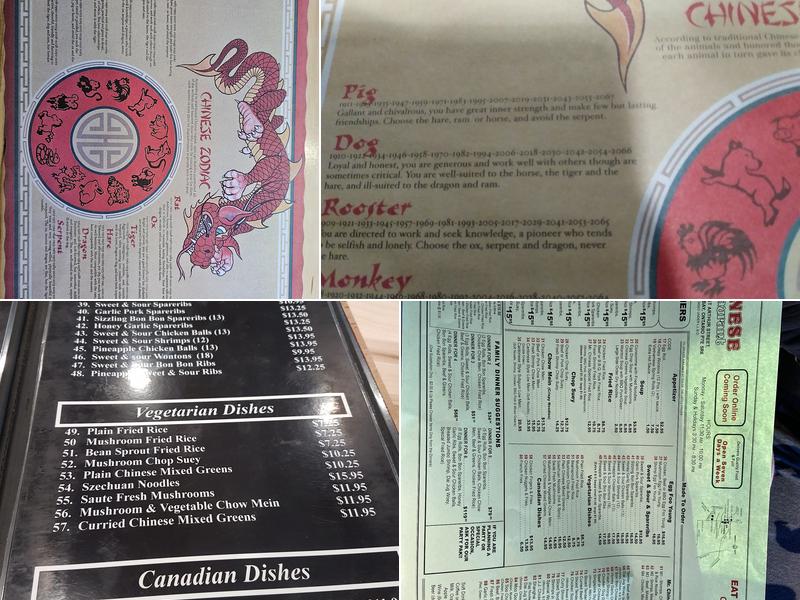 Mr. Chinese Menu