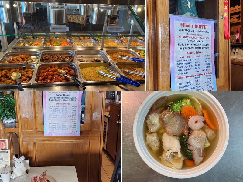 Mimi's Buffet Menu