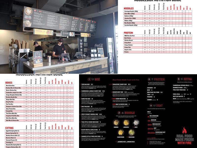 Noodlebox Menu