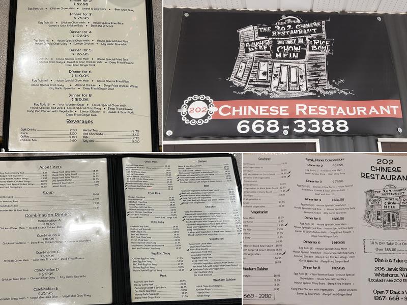 202 Chinese Menu