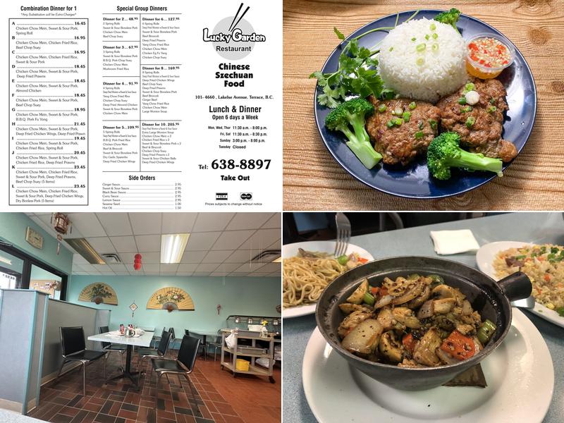 Lucky Garden Restaurant Menu