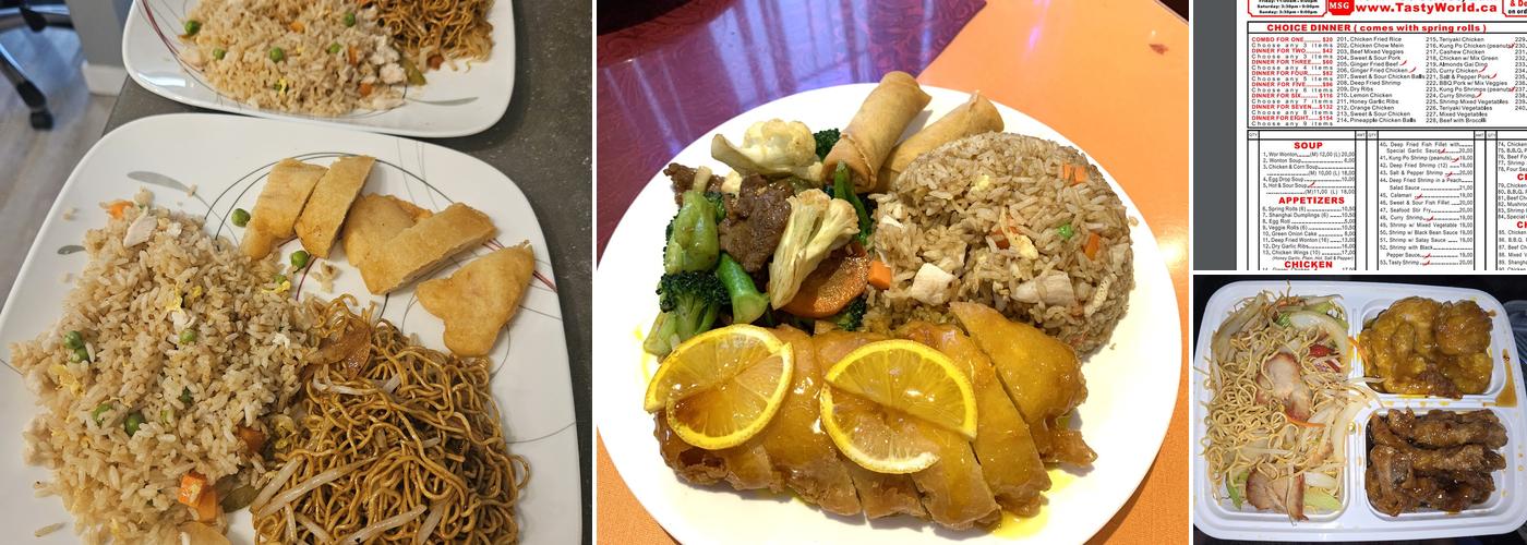 Tasty World Chinese Restaurant Menu