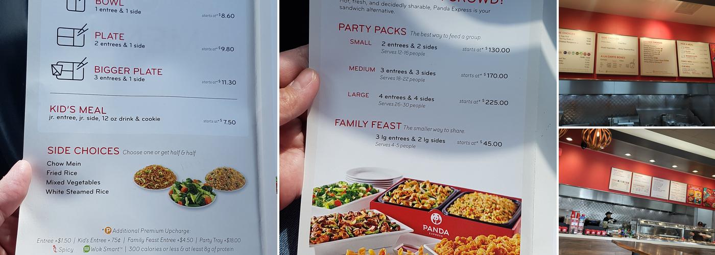 Panda Express Menu