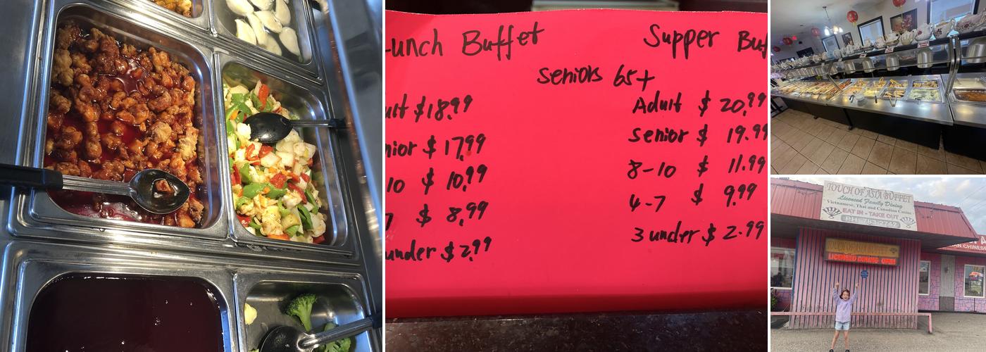 Touch Of Asia Buffet Menu