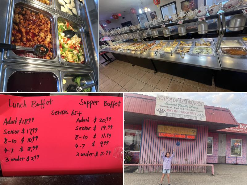 Touch Of Asia Buffet Menu
