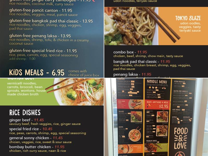 Oodle Noodle Menu