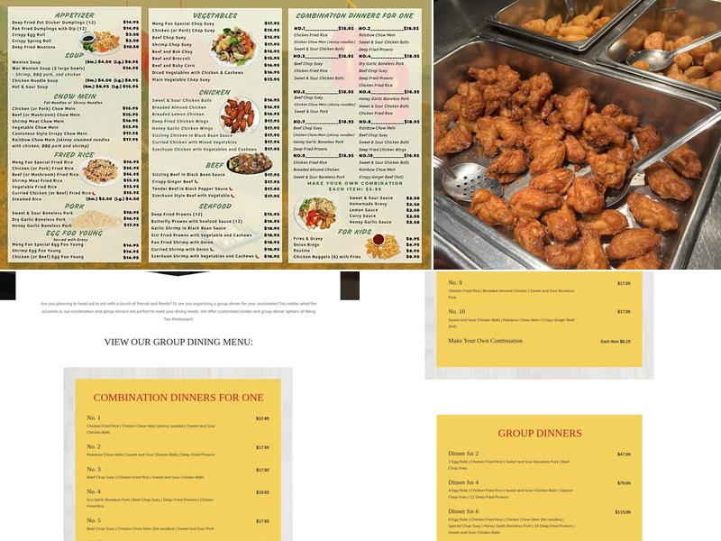Cheung Sing Catering Ltd Menu