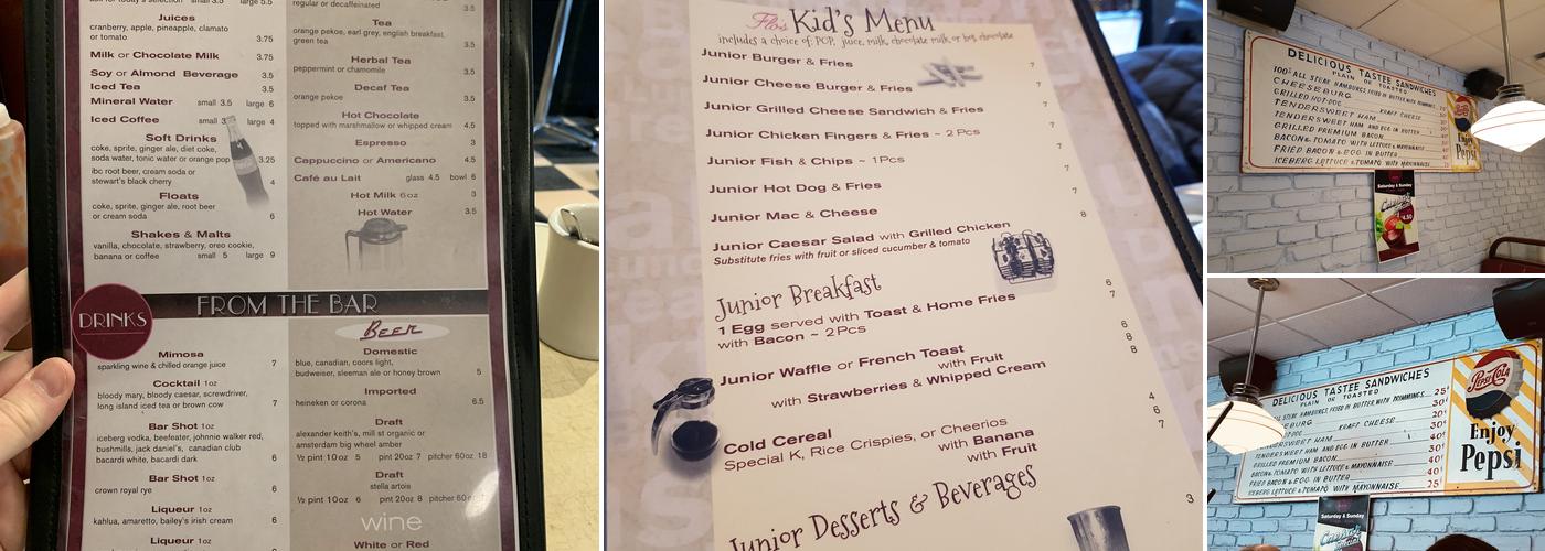 Flo's Diner Menu
