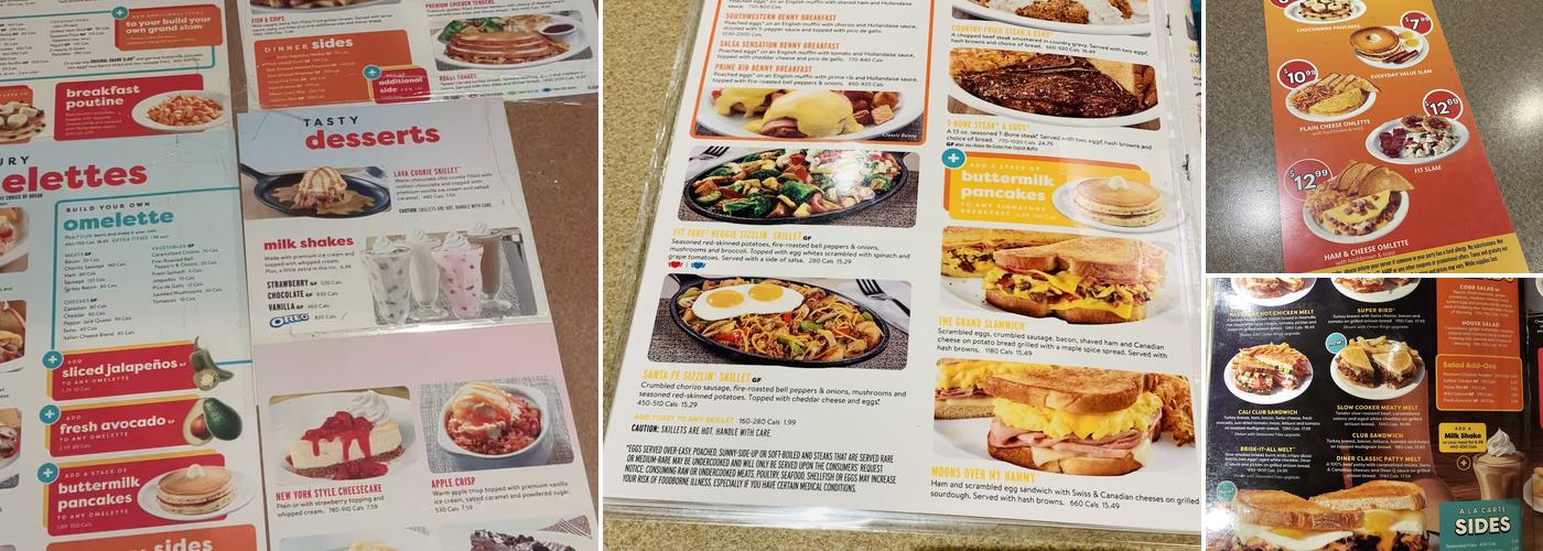 Denny's Menu