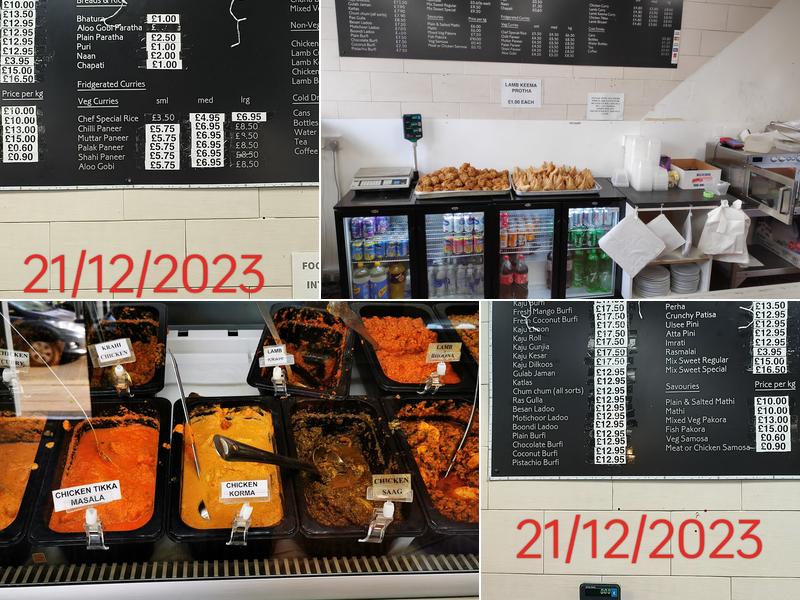 Millenium Sweethouse Menu